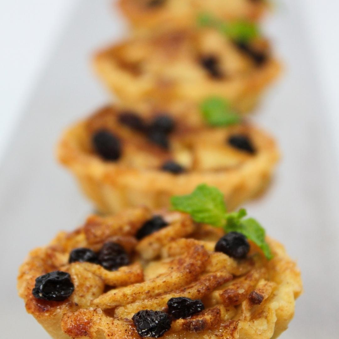 This Apple & Raisin Tart recipe is deliciously different from your everyday sweet treat!