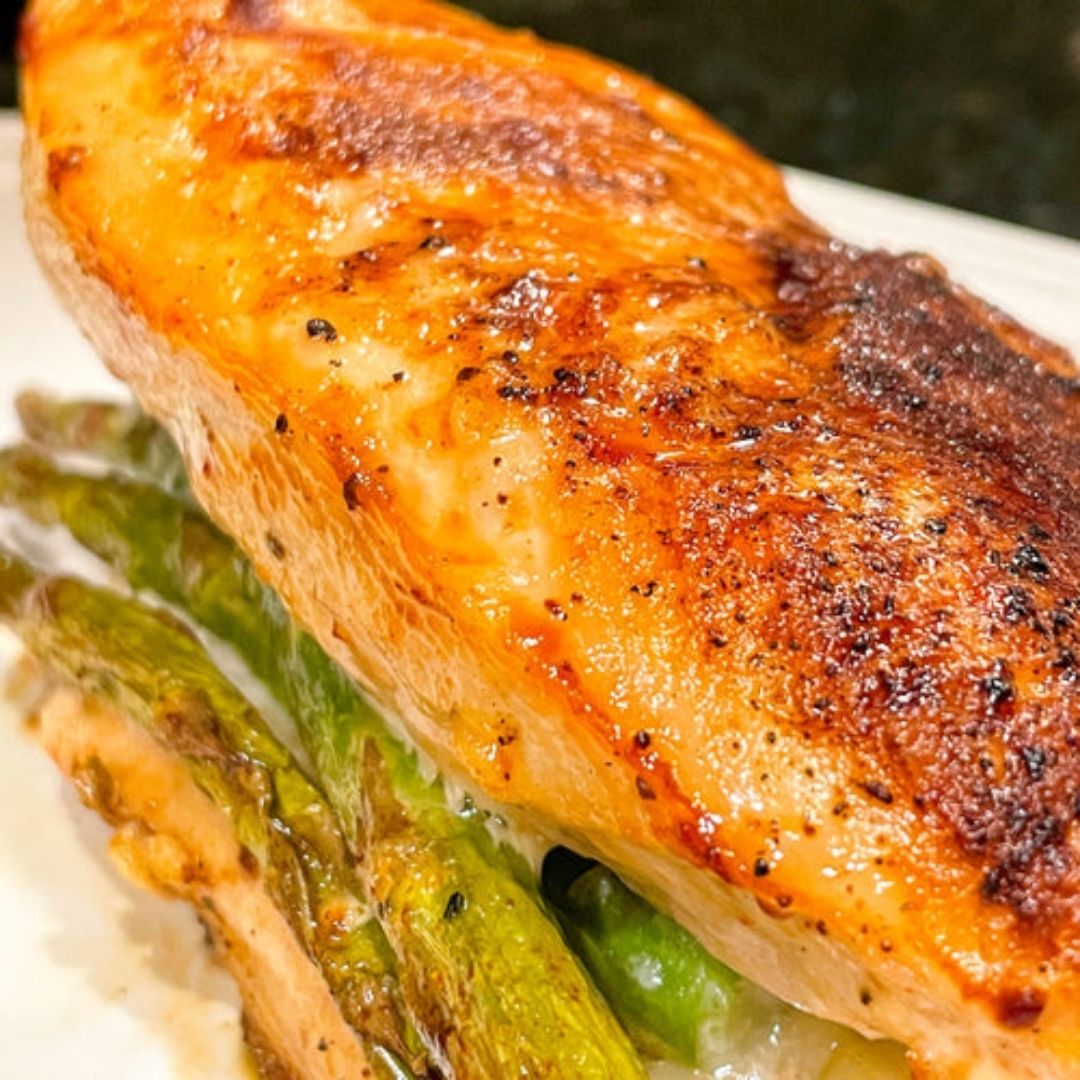 Asparagus Stuffed Chicken Breast