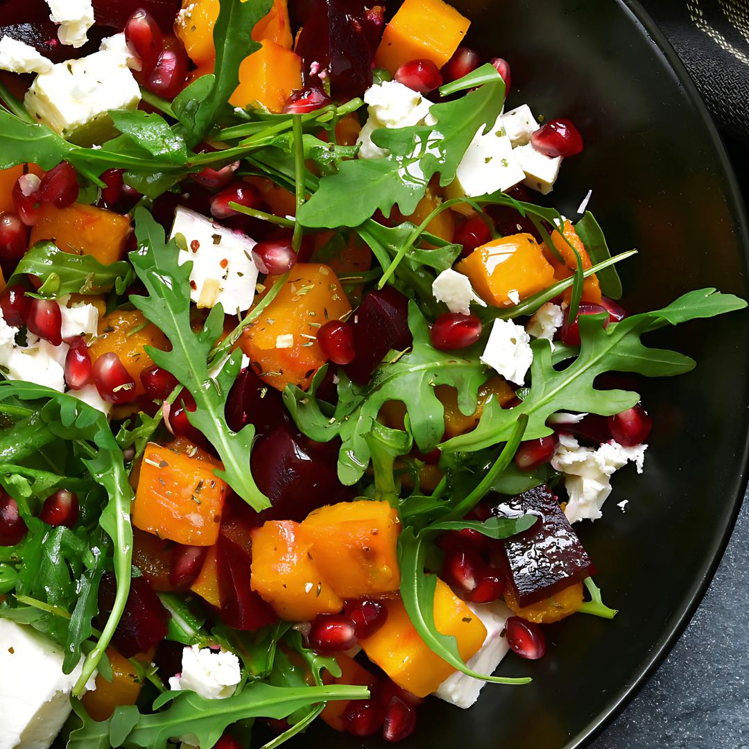 Autumn Roasted Pumpkin & Beet Salad