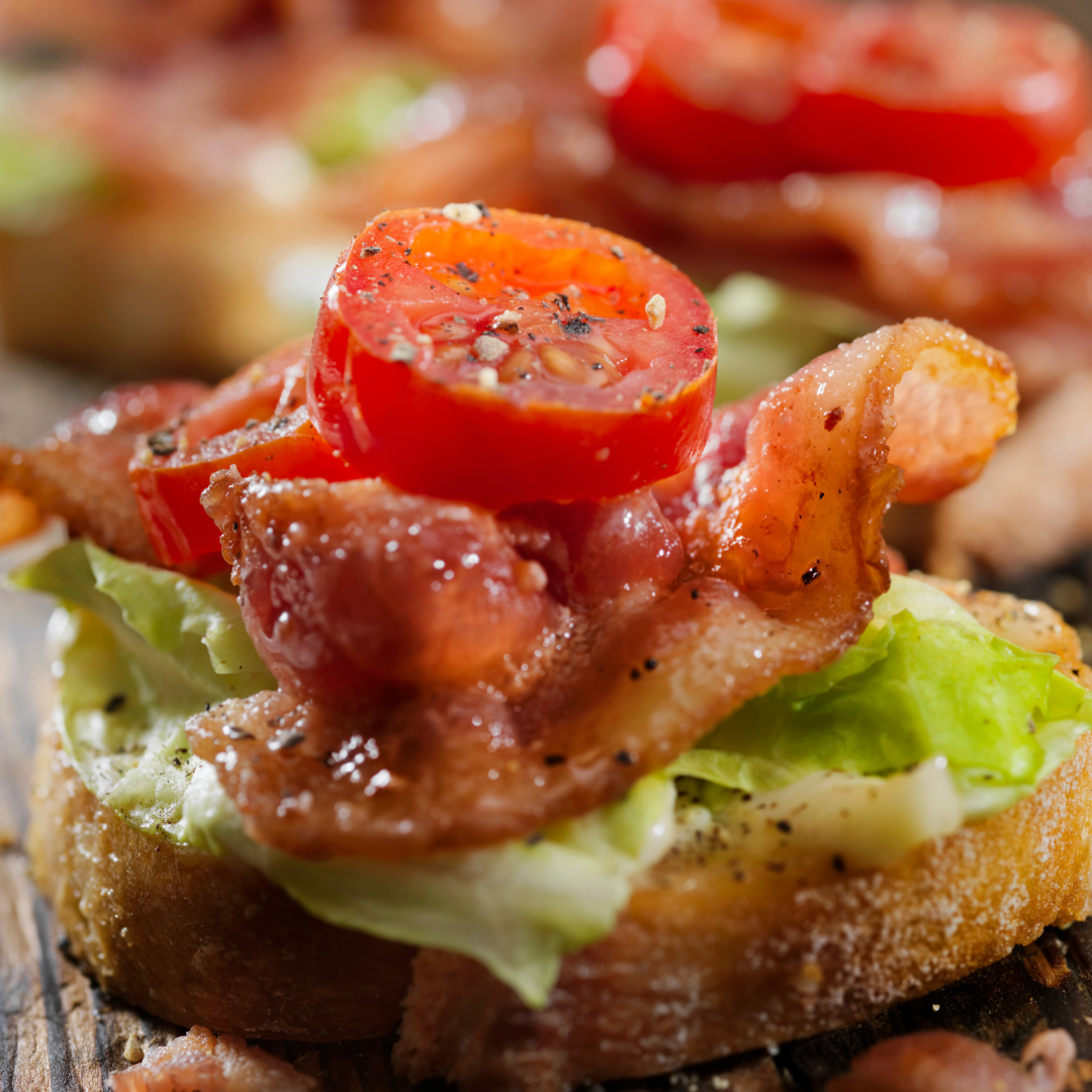 BLT Crostini- The Little Shop of Olive Oils