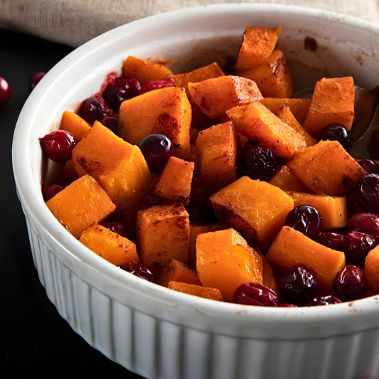 Roasted Butternut Squash & Cranberries