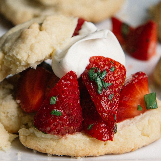 Balsamic Strawberry Shortcakes The Little Shop of Olive Oils