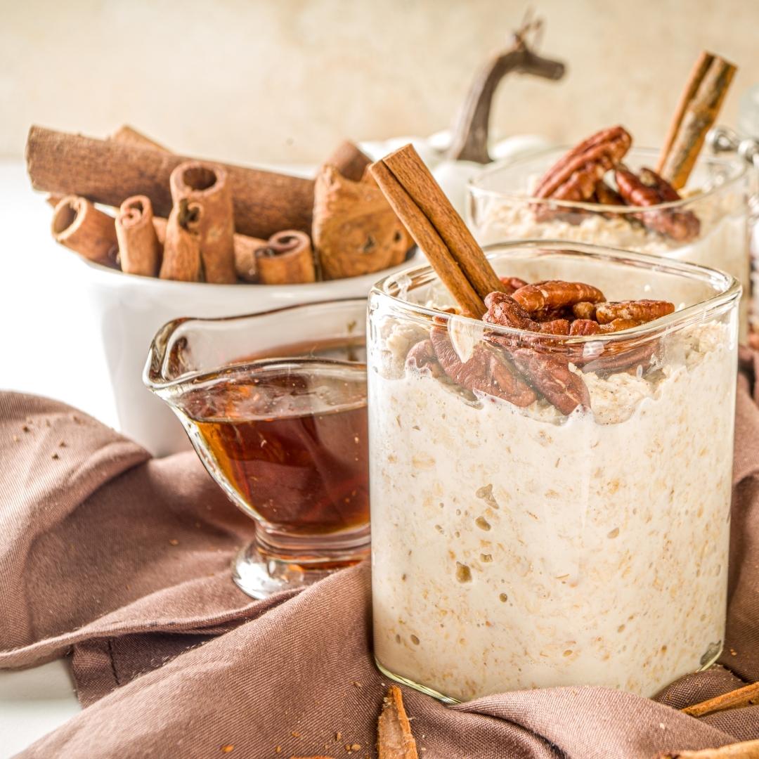 Use this Banana Maple Oatmeal recipe to take your oatmeal to another level this morning! Smooth & creamy oatmeal is sweetened with maple syrup and topped with crunchy walnuts. Find us at The Little Shop of Olive Oils.