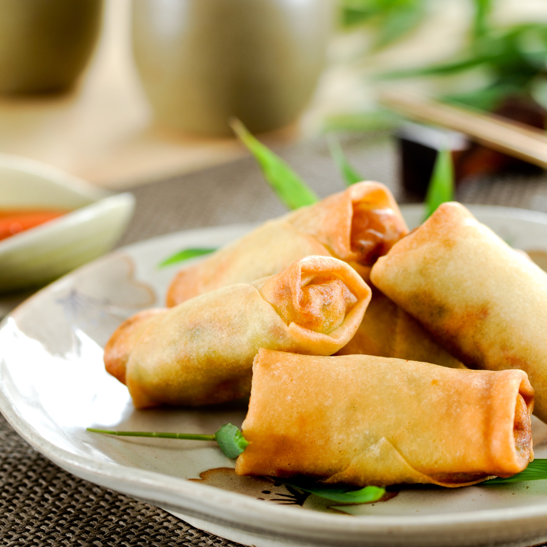 Spring Rolls and Sesame Sauce at The Little Shop of Olive Oils