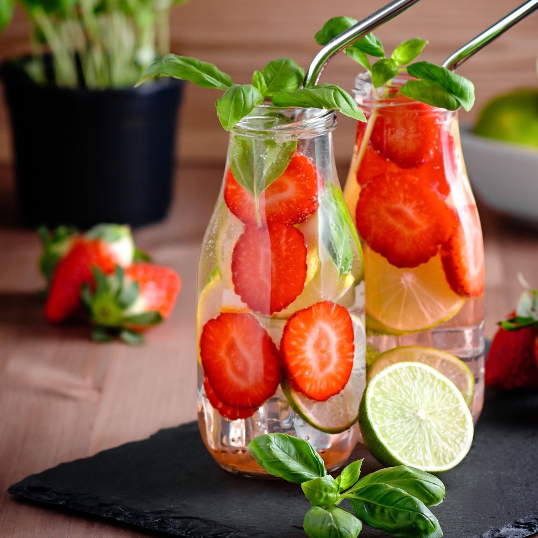 Basil & Berry Lemongrass Mint Balsamic Spritzer at The Little Shop of Olive Oils