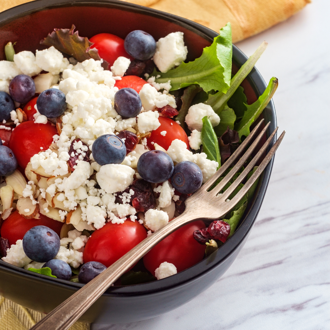 Blueberry, Tomato, & Feta Salad-The Little Shop of Olive Oils