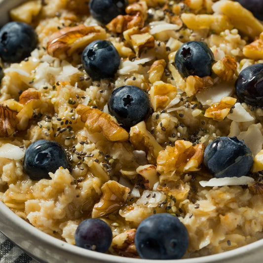 Blueberry Walnut Oatmeal Bowl