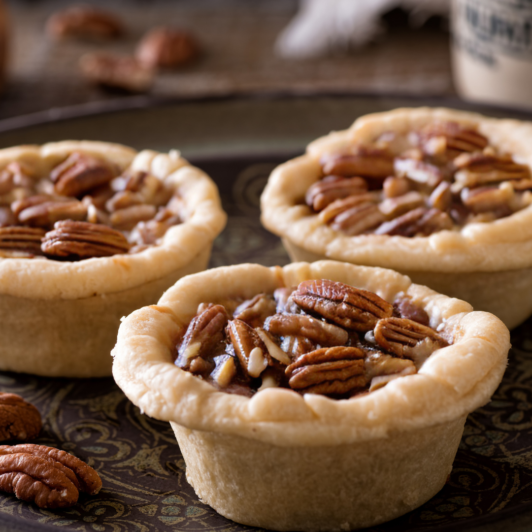 Bourbon Honey & EVOO Pecan Tarts-The Little Shop of Olive Oils
