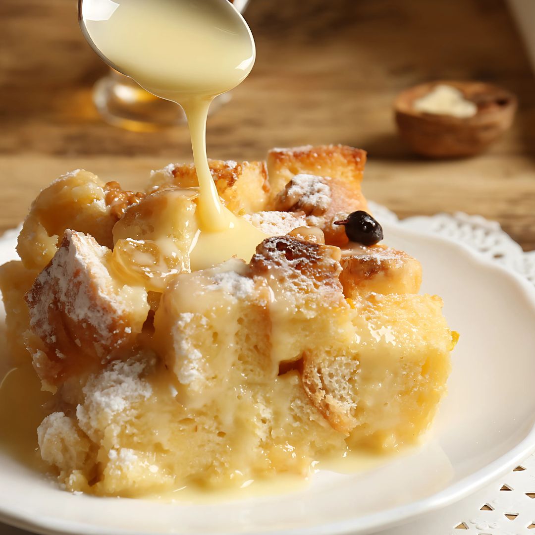 Lychee Balsamic Bread Pudding Recipe at The Little Shop of Olive Oils in Franklin MA
