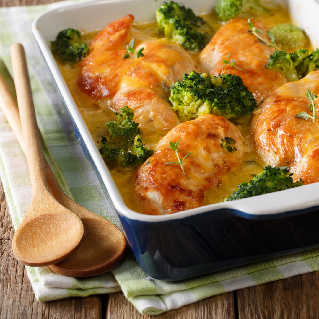 Baked Chicken and Broccoli at The Little Shop of Olive Oils