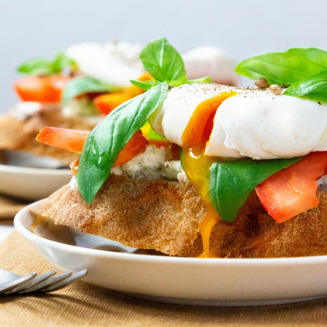 Caprese and Egg Breakfast | The Little Shop of Olive Oils
