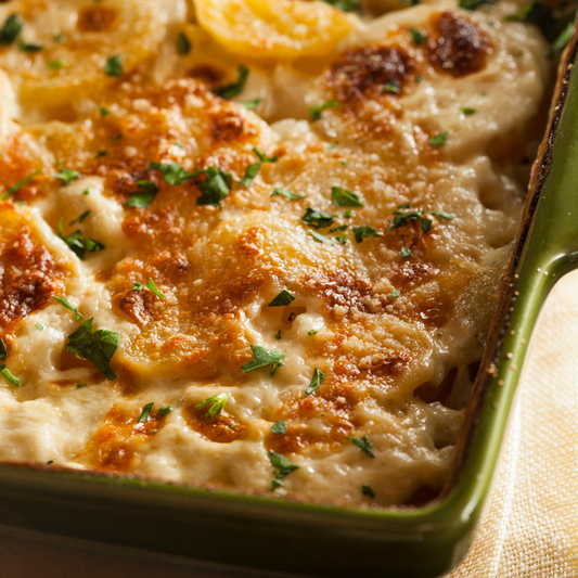 Cheesy Scalloped Potatoes-The Little Shop of Olive Oils