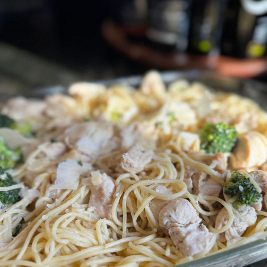 Chicken & Broccoli Alfredo with Garlic Olive Oil Recipe at The Little Shop of Olive Oils
