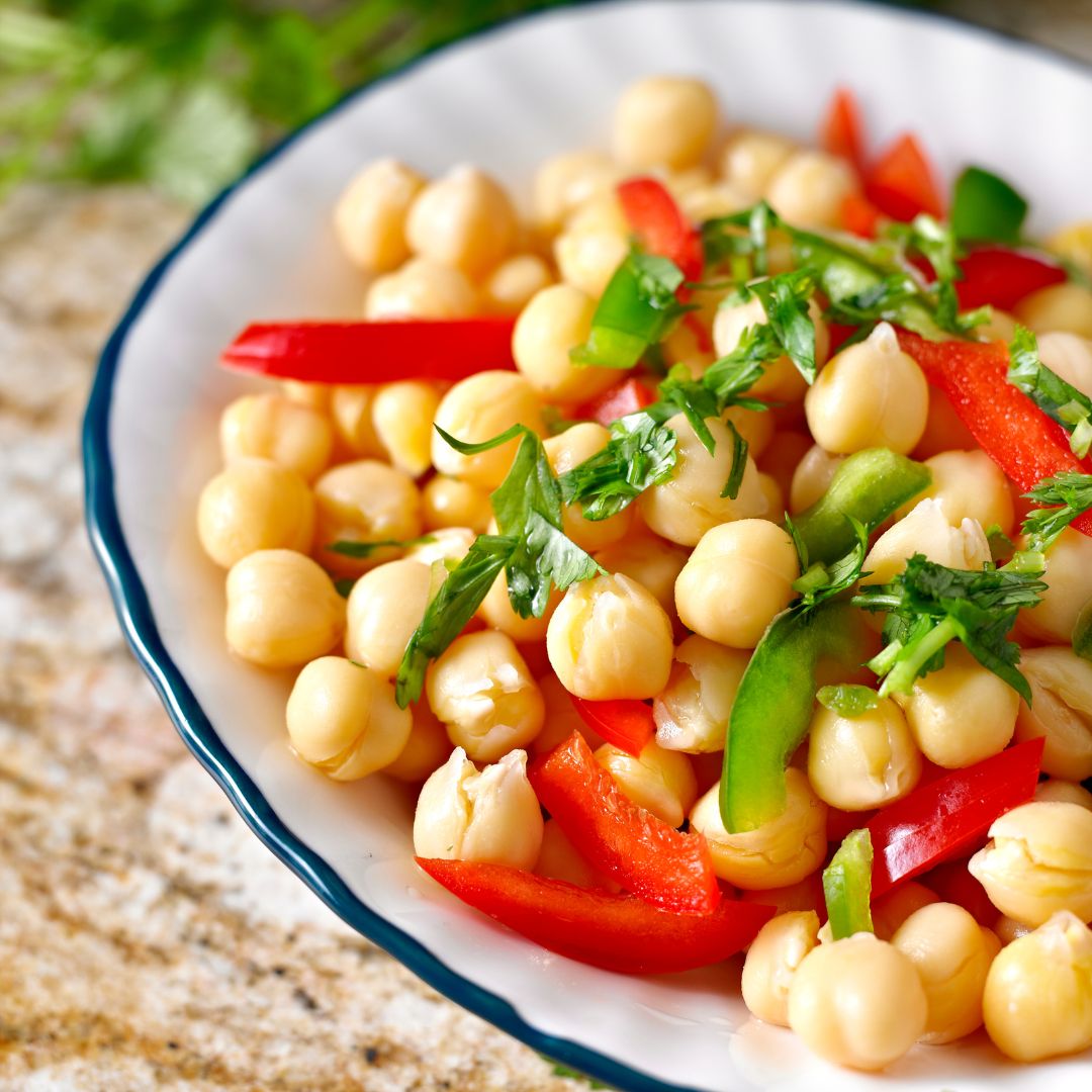 Chickpea Salad at The Little Shop of Olive Oils