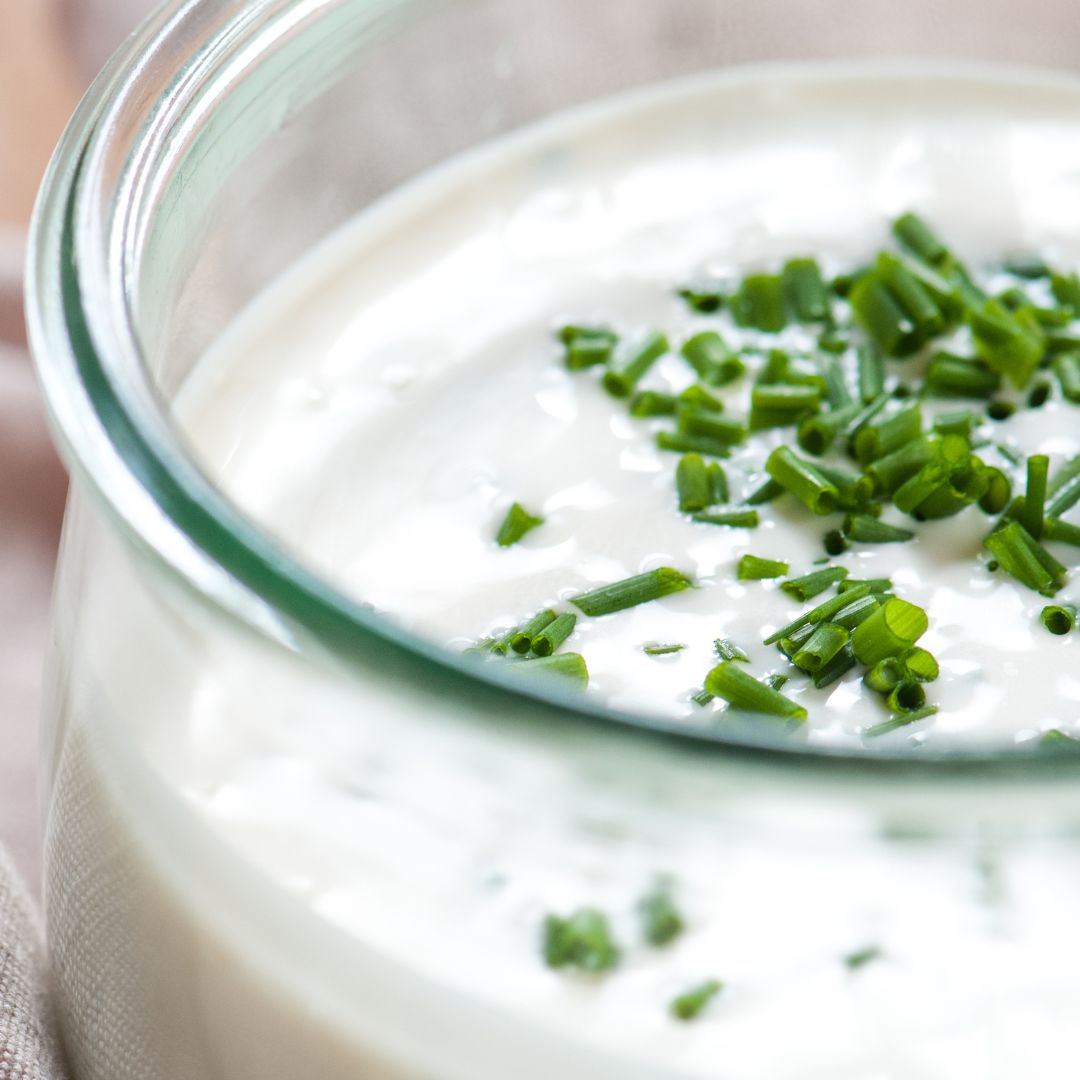 Creamy Chive & Olive Oil Dressing