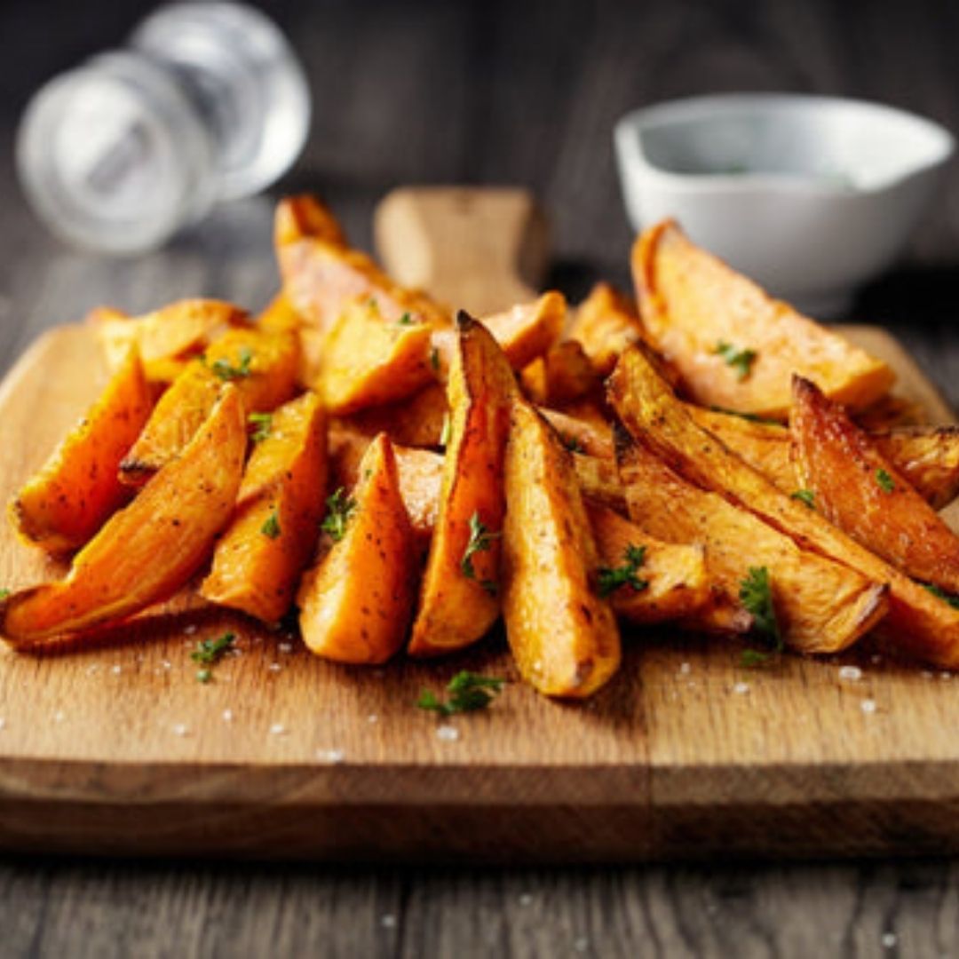 Cinnamon Pear Roasted Sweet Potatoes | The Little Shop of Olive Oils