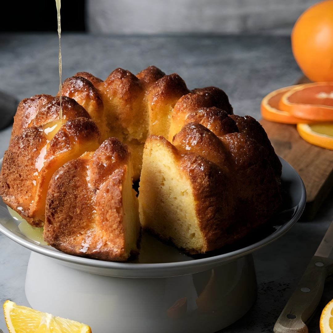 Citrus Bundt Cake with Grapefruit Balsamic Glaze at The Little Shop of Olive Oils