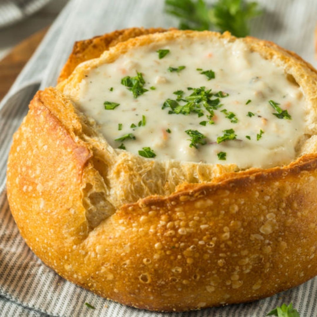This is Clam Chowder for the Soul!  This will warm you up on a frigid day!