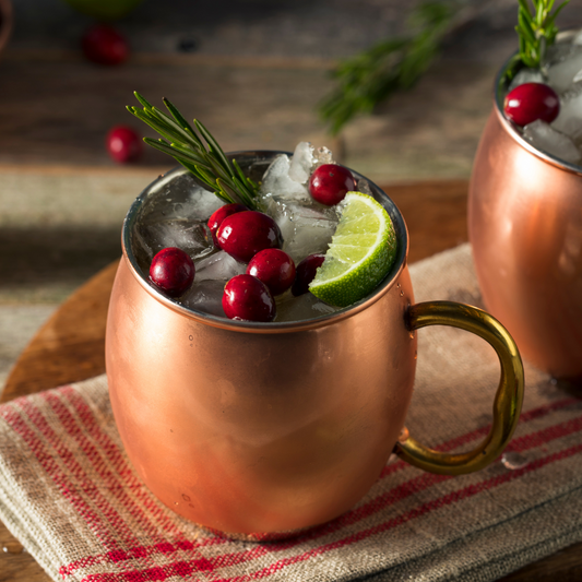 Cranberry Pear Moscow Mule-The Little Shop of Olive Oils