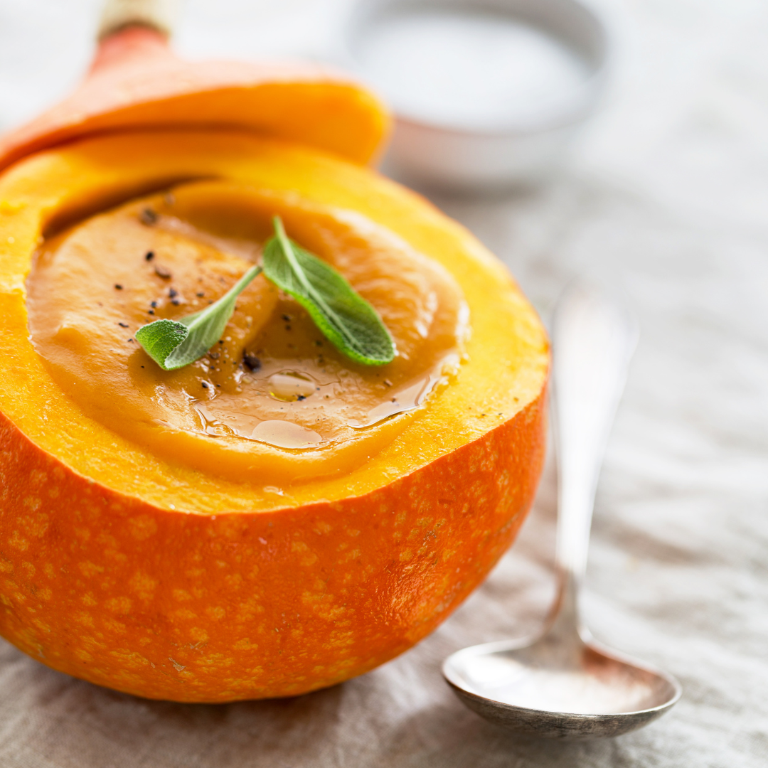 Creamy Pumpkin Soup Recipe at The Little Shop of Olive Oils