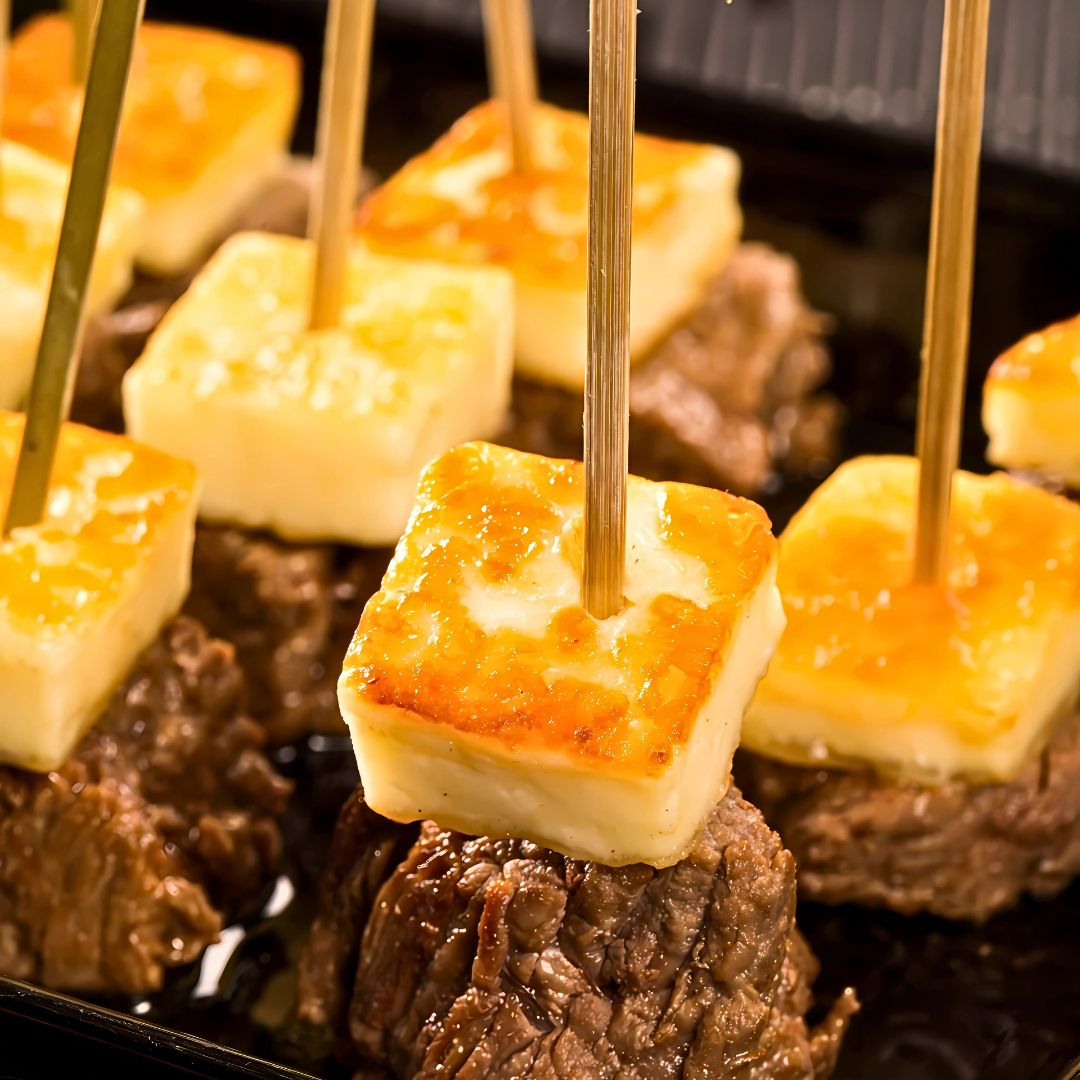 Sweet Heat Steak &amp; Halloumi Bites Recipe at The Little Shop of Olive Oils