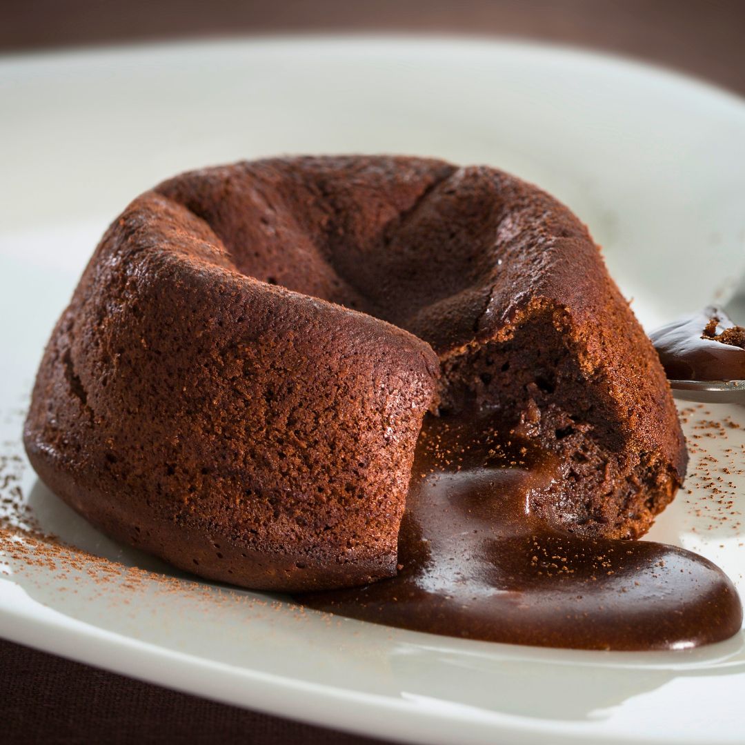Dark Chocolate Balsamic Lava Cake