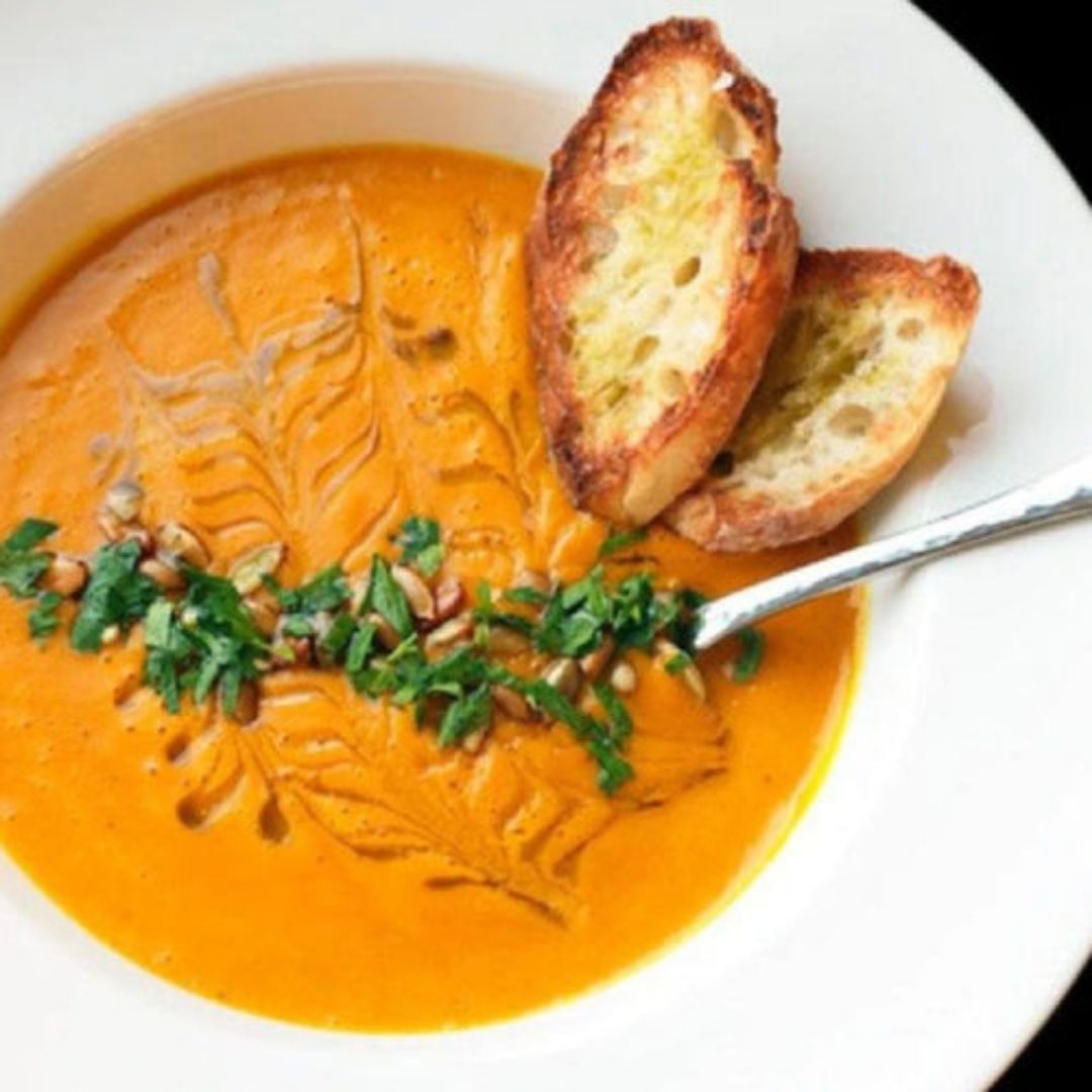 Delicious Butternut Savory Soup | The Little Shop of Olive Oils