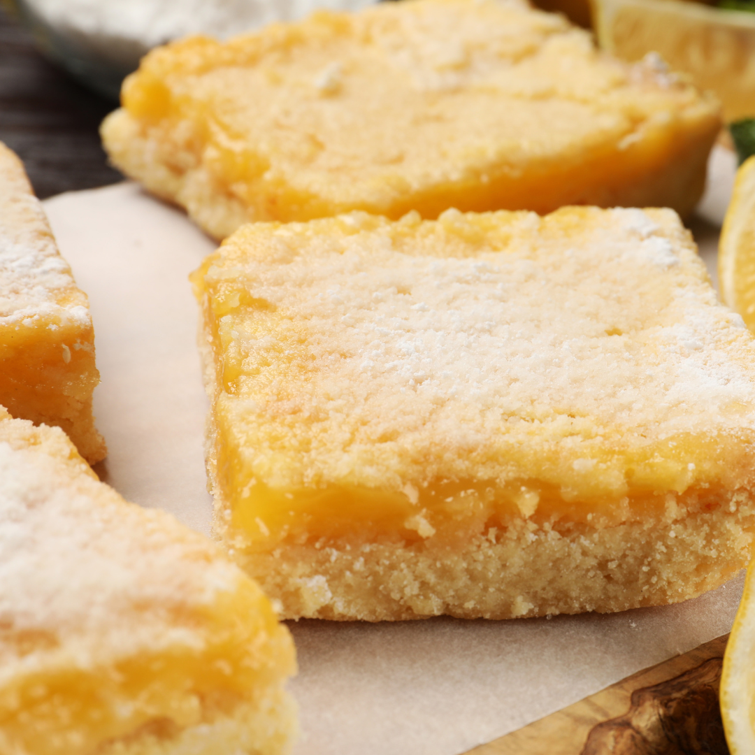 EVOO Lemon Bars
