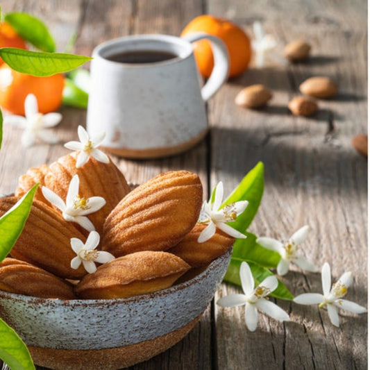 Easy Orange Madeleines at The Little Shop of Olive Oils
