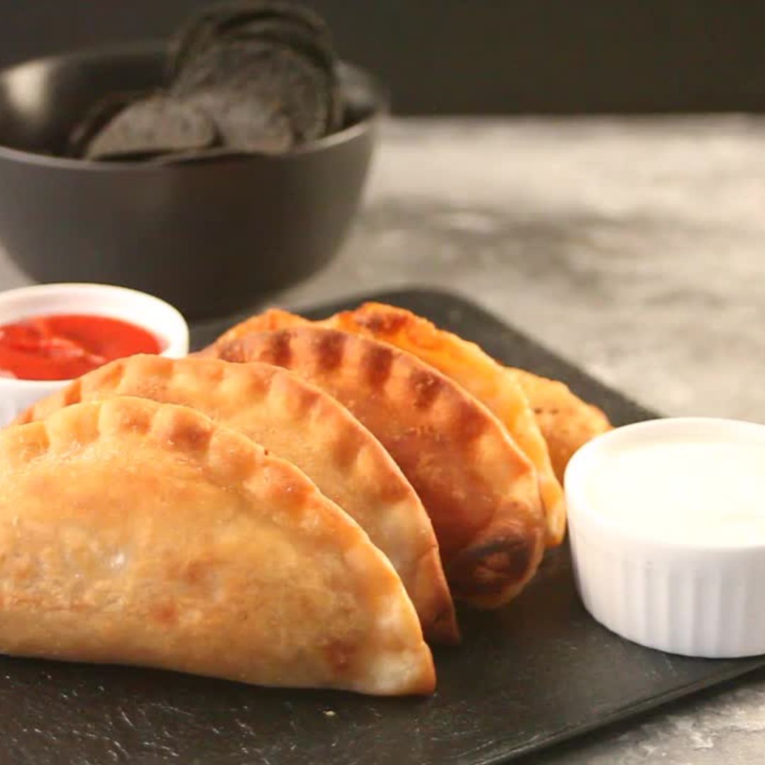 Spain vs. Argentina Match-Day Empanadas with Spanish Romesco Sauce