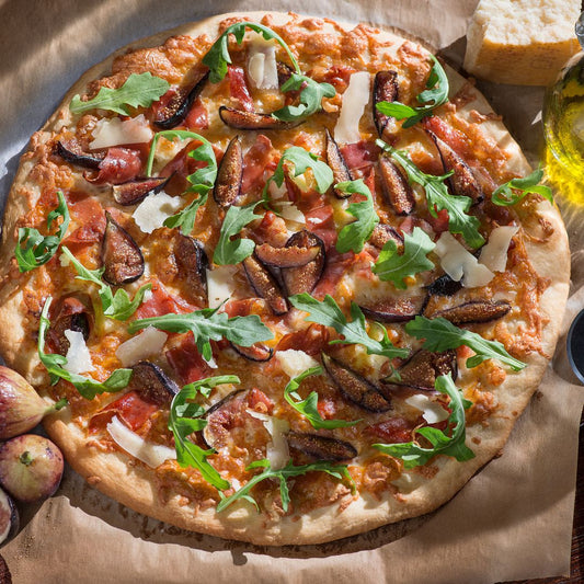 Fig & Arugula Pizza at The Little Shop of Olive Oils