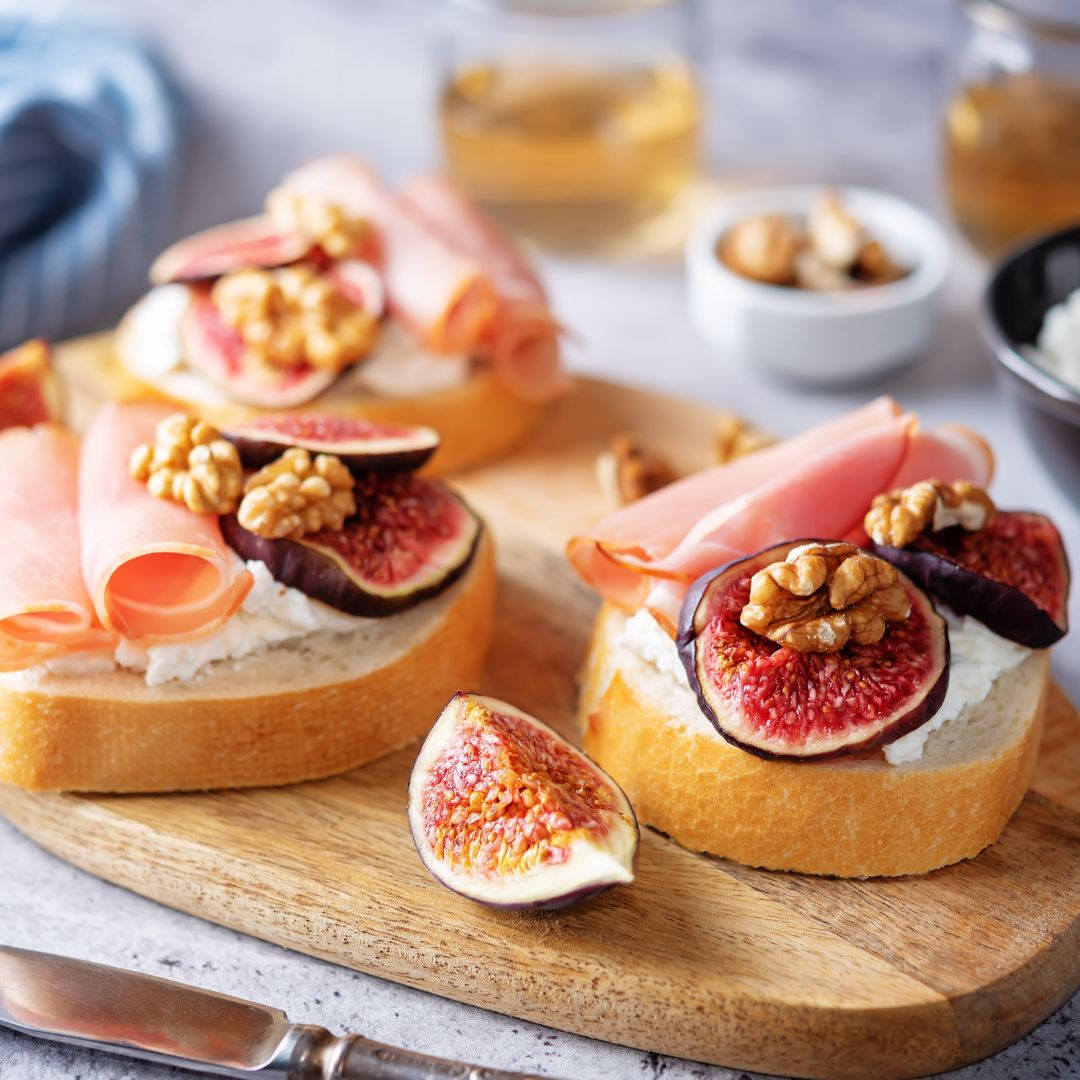 Fig and Walnut Crostini Recipe at The Little Shop of Olive Oils in Franklin MA