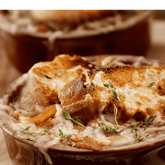 French Onion Soup: Cozy Bowls, Melty Cheese, and a Whole Lot of Comfort at The Little Shop of Olive Oils