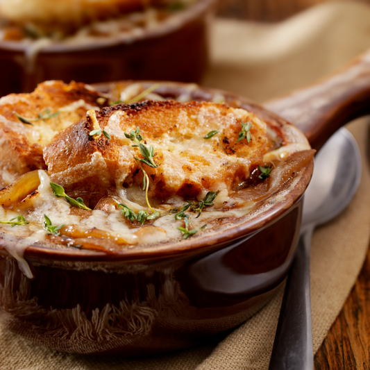 French Onion Soup at The Little Shop of Olive Oils