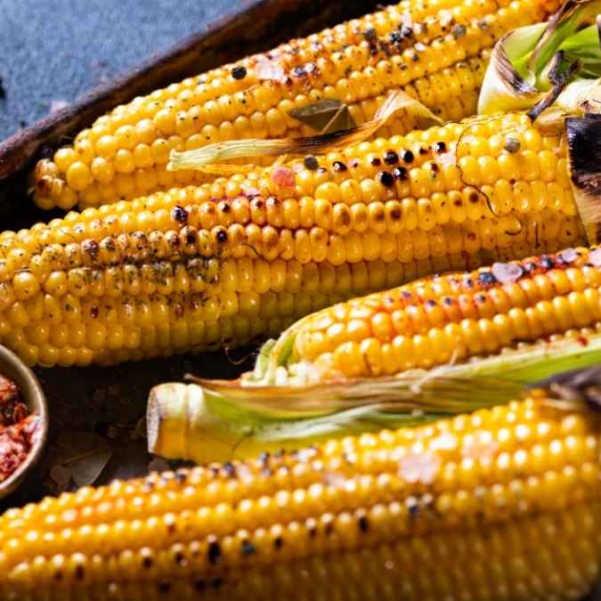 Garlic Grilled Corn with Honey Ginger Butter Glaze Recipe at The Little Shop of Olive Oils