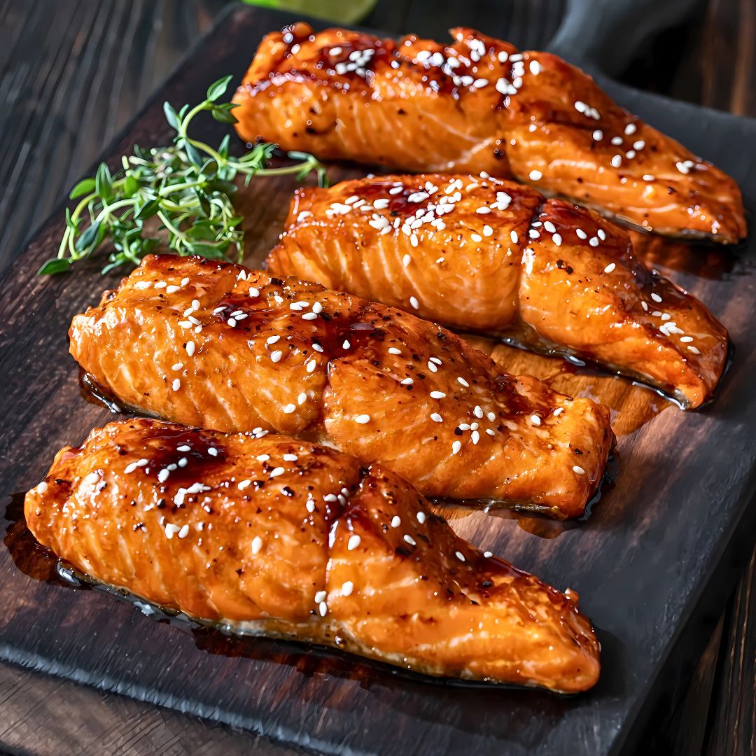 Sticky, Savory, and Zingy: Garlic Honey Ginger Glazed Salmon Recipe at The Little Shop of Olive Oils