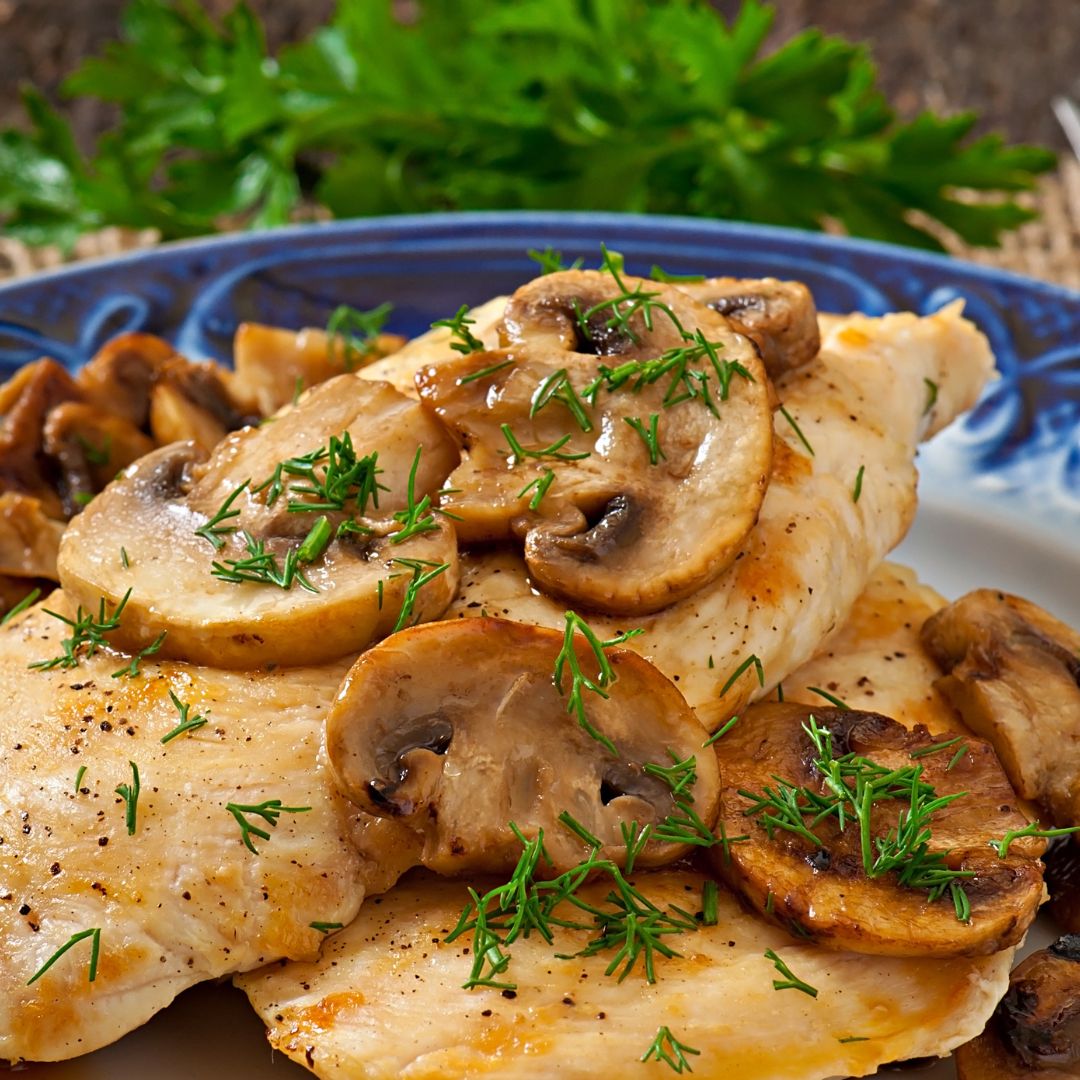 Garlic Mushroom Chicken Recipe at The Little Shop of Olive Oils