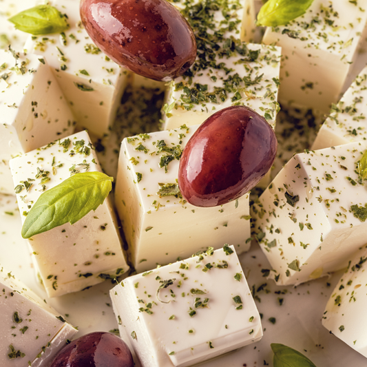 Greek Cheese Feta with Oregano and Olives at The Little Shop of Olive Oils
