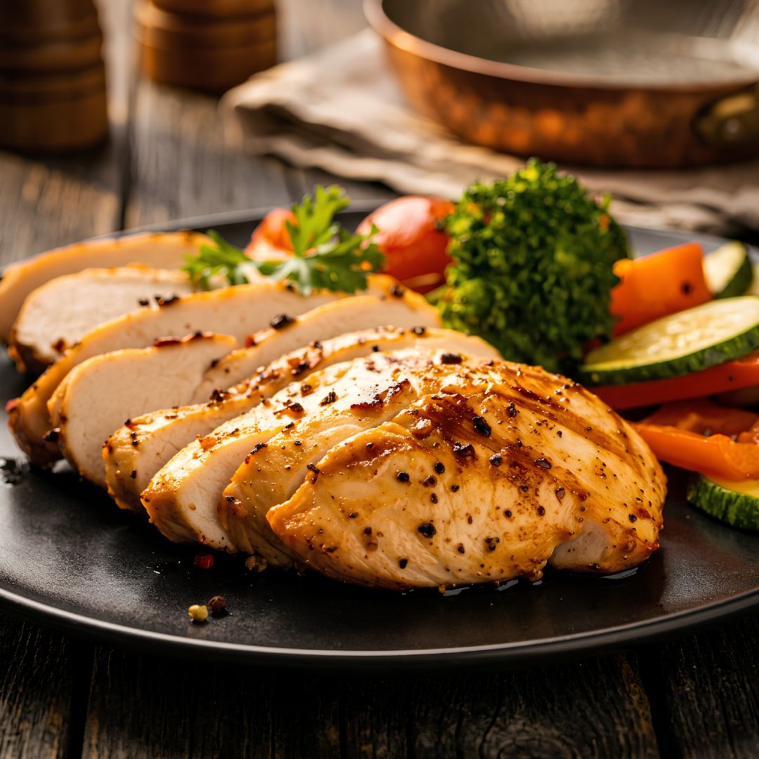 Grilled Chipotle Pineapple Chicken with Summer Vegetables