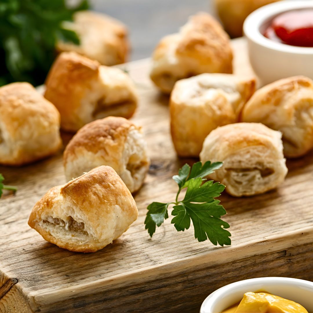 Golden Puff Pastry Bites (Powered by Flavored Olive Oil)