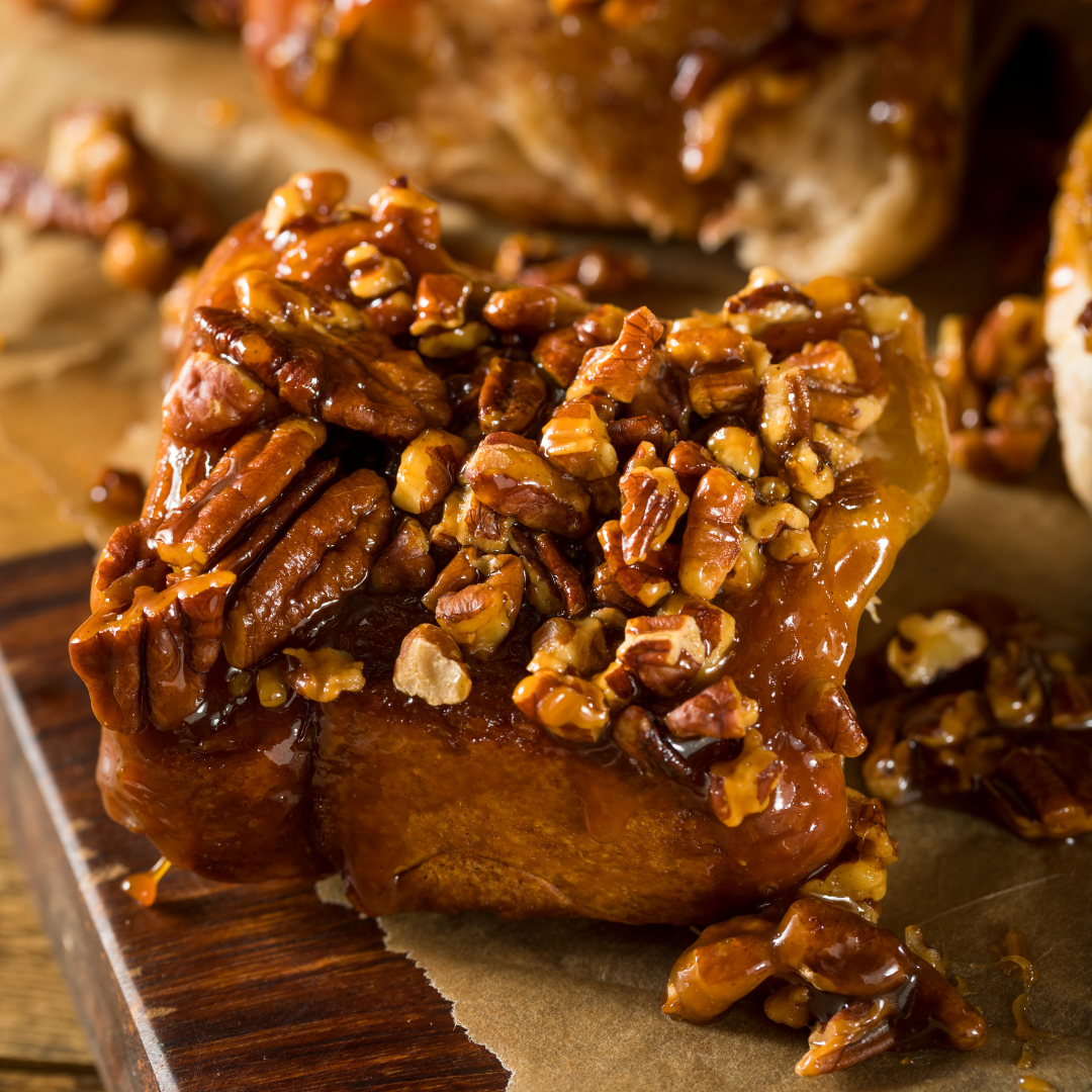 Homemade Glazed Pecan Sticky Buns-The Little Shop of Olive Oils