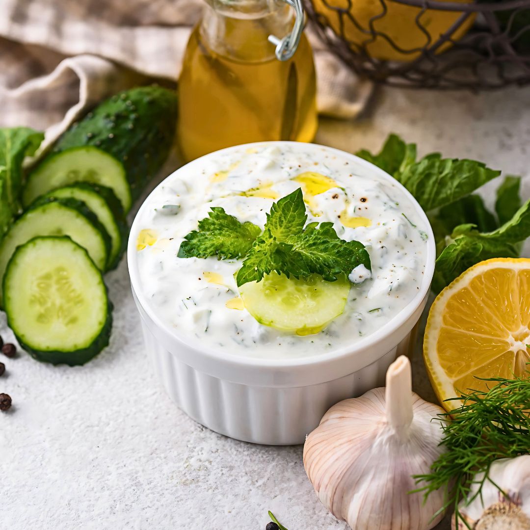 Homemade Tzatziki Sauce at The Little Shop of Olive Oils