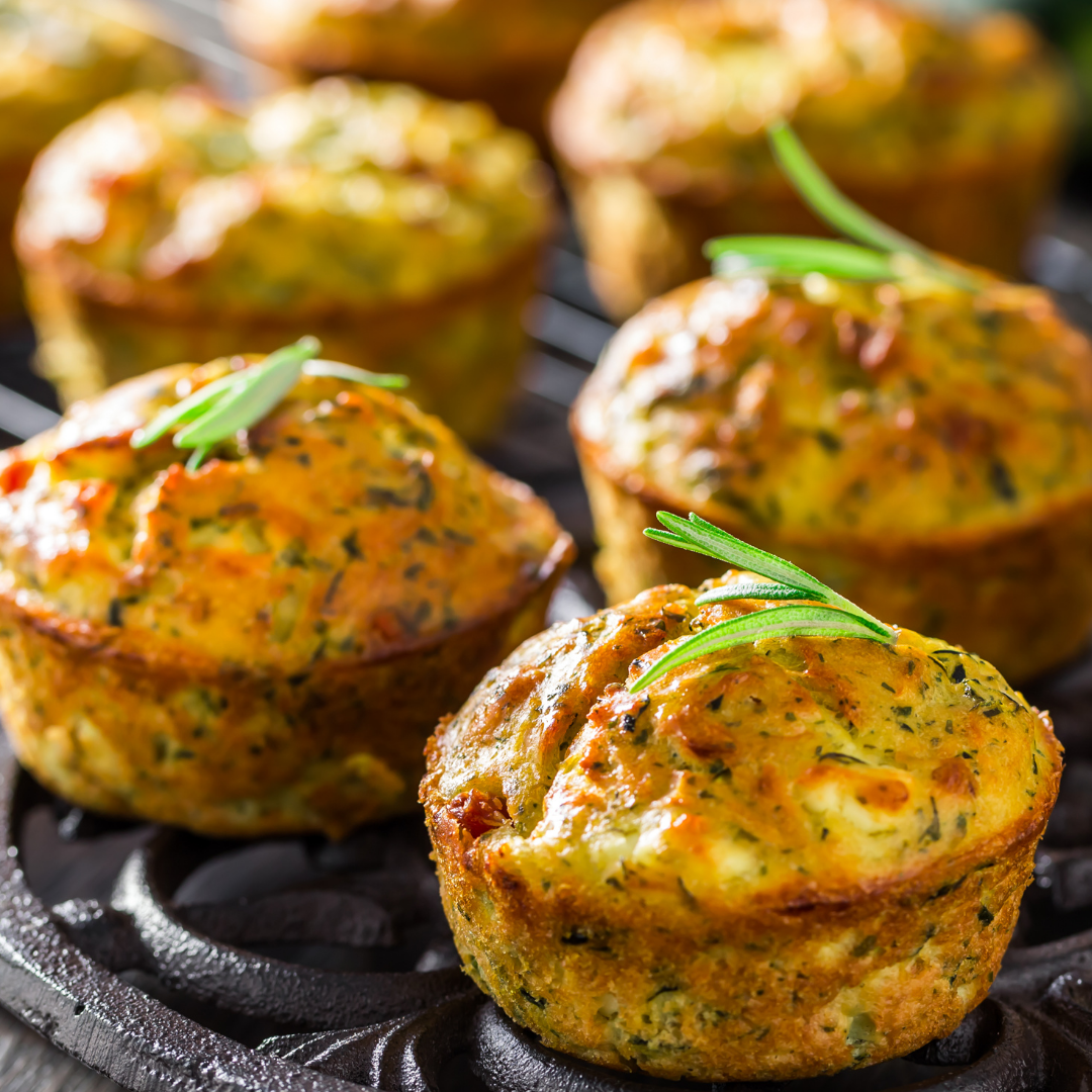 Savory Zucchini Muffins-The Little Shop of Olive Oils