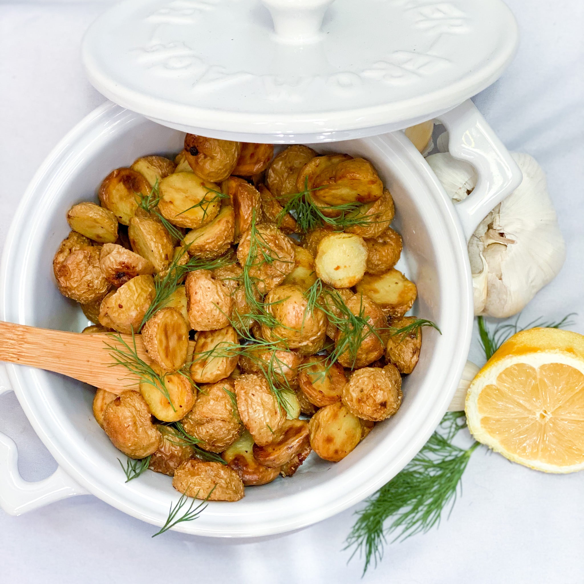 Oven Roasted Dill Potatoes