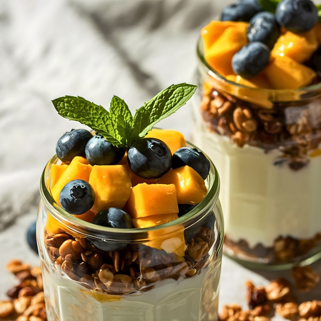January Parfaits with a Savory-Citrus Twist