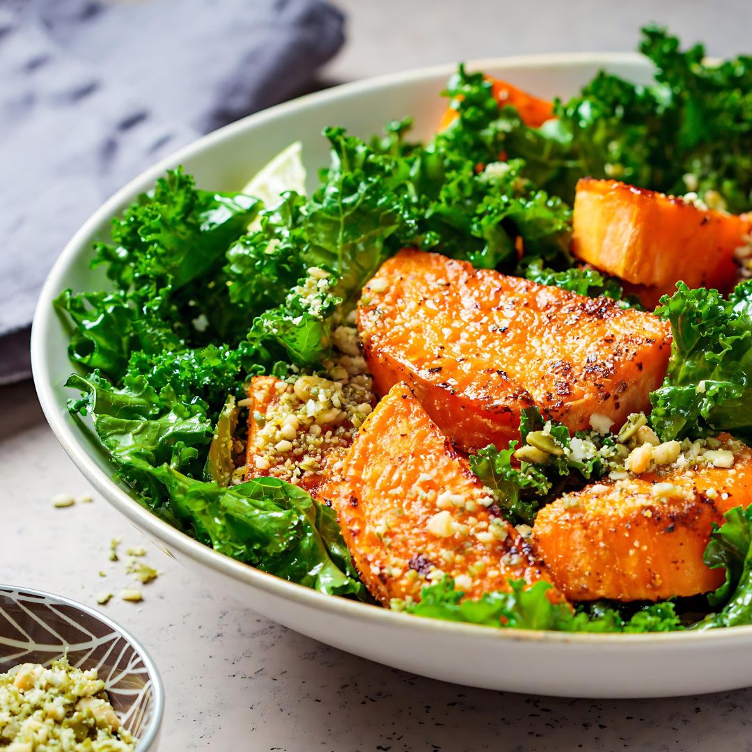 Sweet Potato Kale Salad Recipe at The Little Shop of Olive Oils