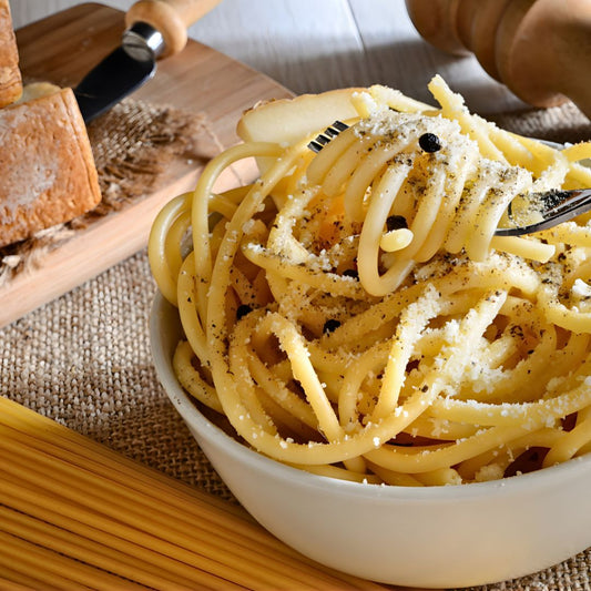 Cacio e Pepe Recipe with Extra Virgin Olive Oil