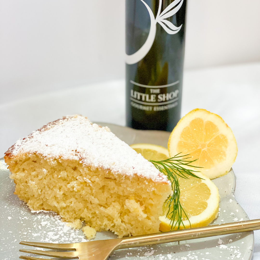 How to Make Lemon Olive Oil Cake That’s Moist, Light & Delicious at The Little Shop of Olive Oils in Franklin MA