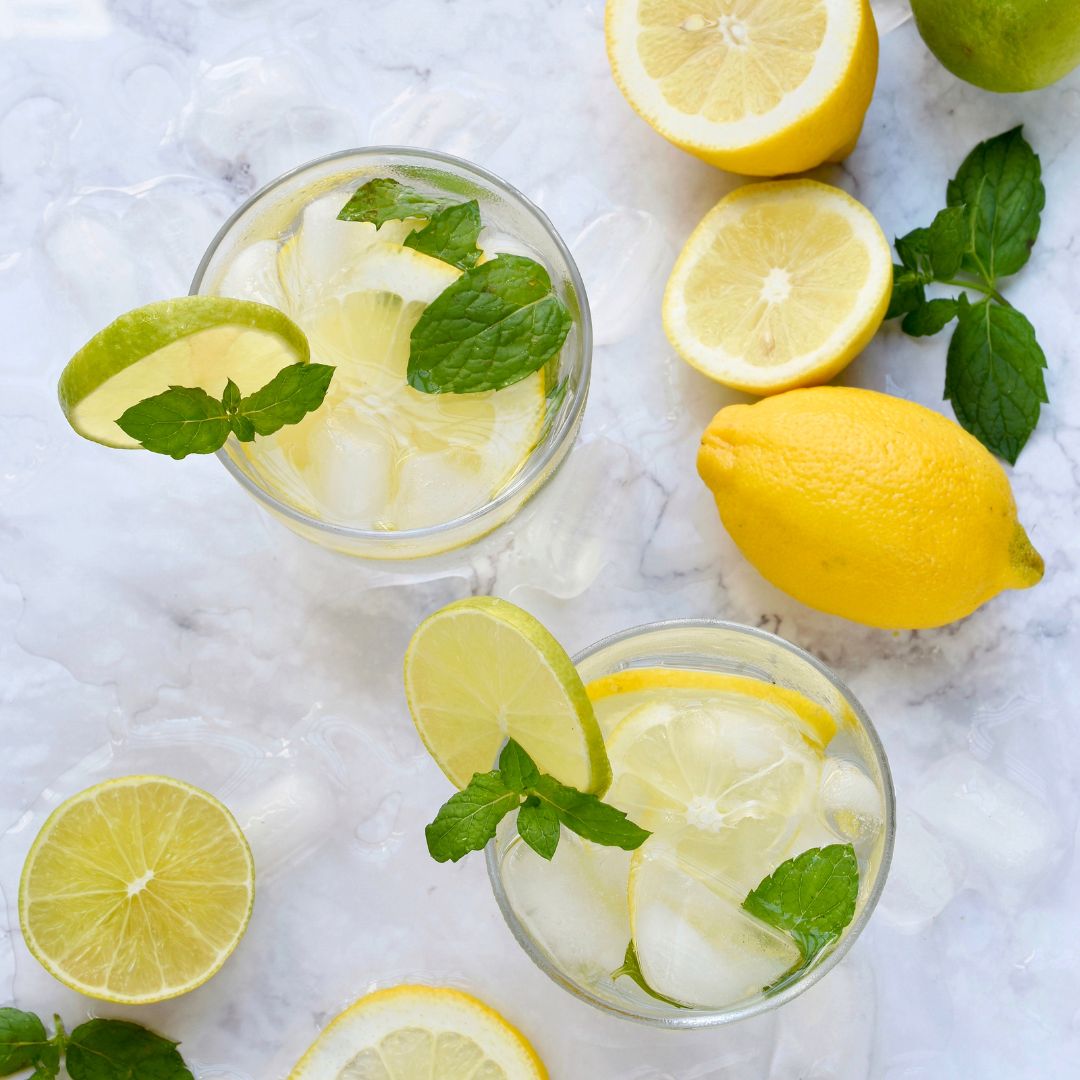 This Cucumber Lemon Mocktail recipe is healthy, refreshing, and simple to make! It’s the perfect light and bright beverage for spring & summer!