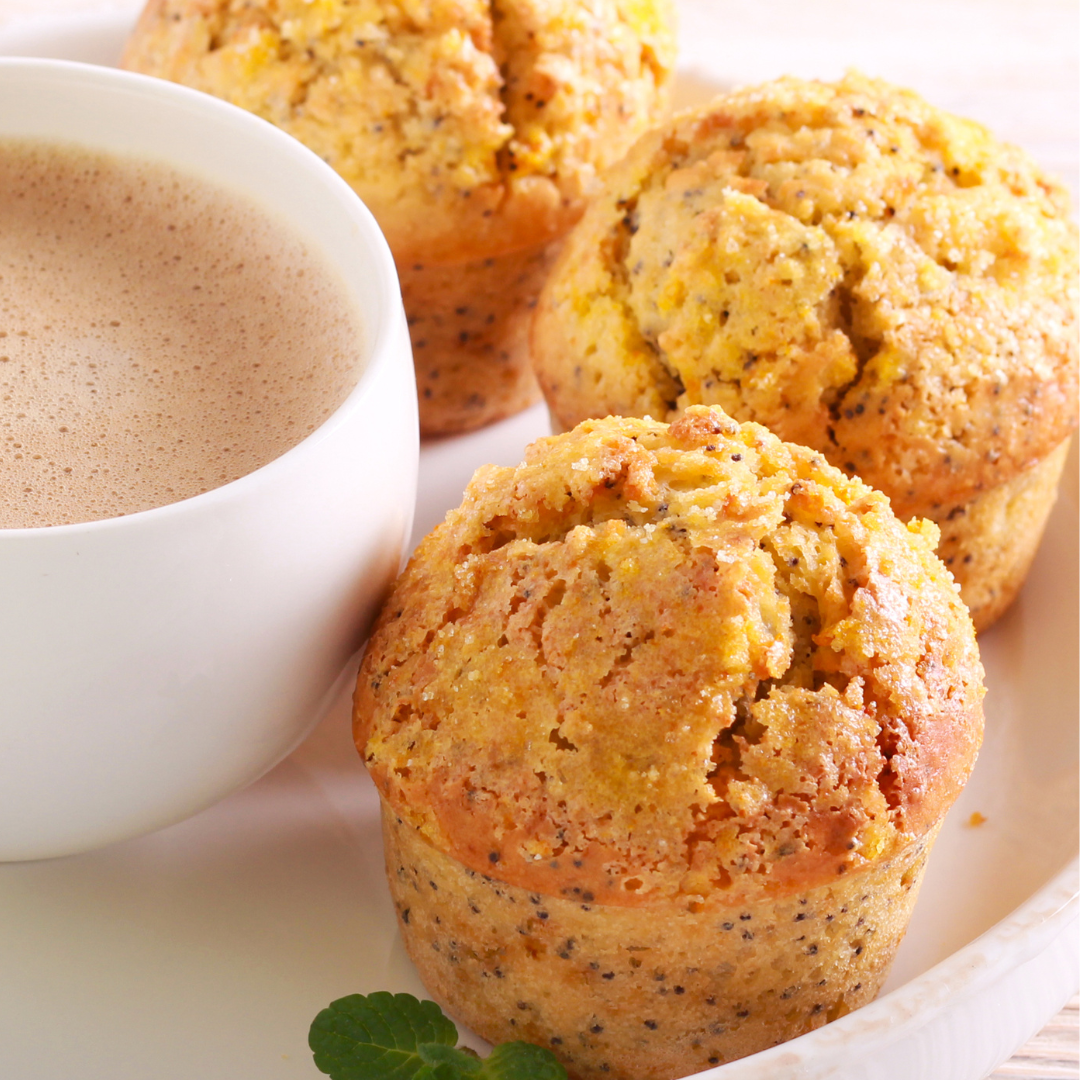 Lemon EVOO Poppy Muffins-The Little Shop of Olive Oils